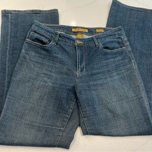 Seven7 Women's Flare Leg Blue Jeans